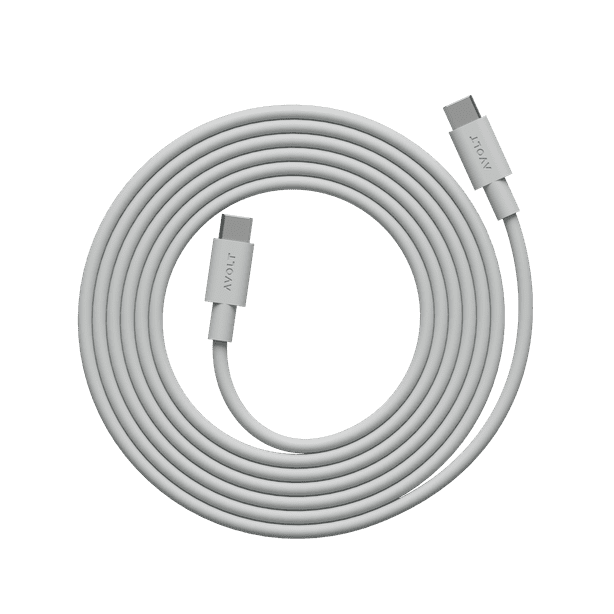 AVOLT - Cable 1 - Gotland Grey / USB-C to USB-C / 2m