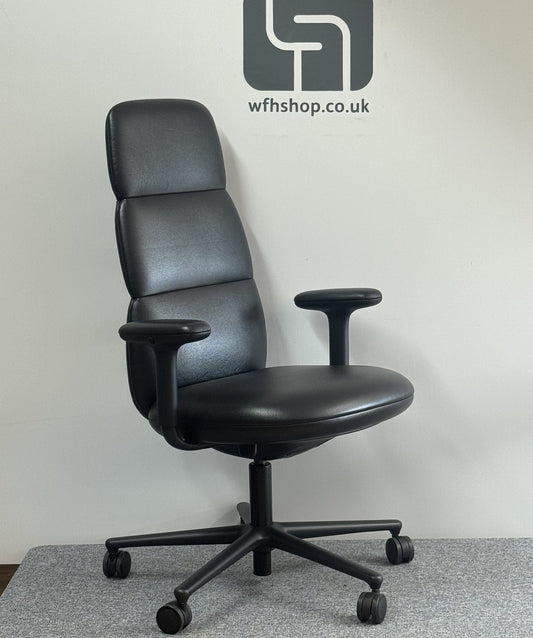 Asari High Back Leather Office Chair by Herman Miller