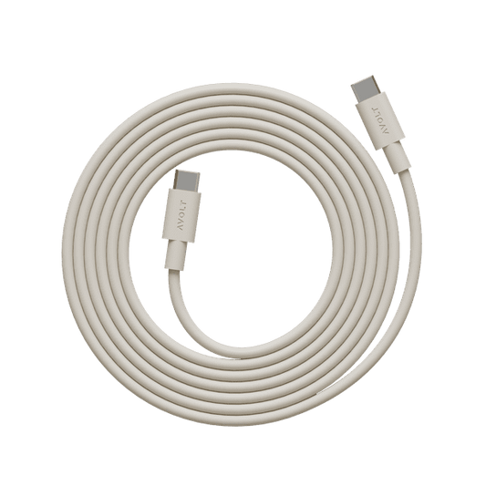 AVOLT - Cable 1 - Nomad Sand / USB-C to USB-C / 2m