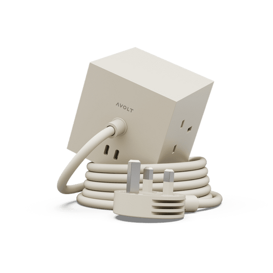 AVOLT - Square 1 (UK) - Nomad Sand /  AC and USB-C